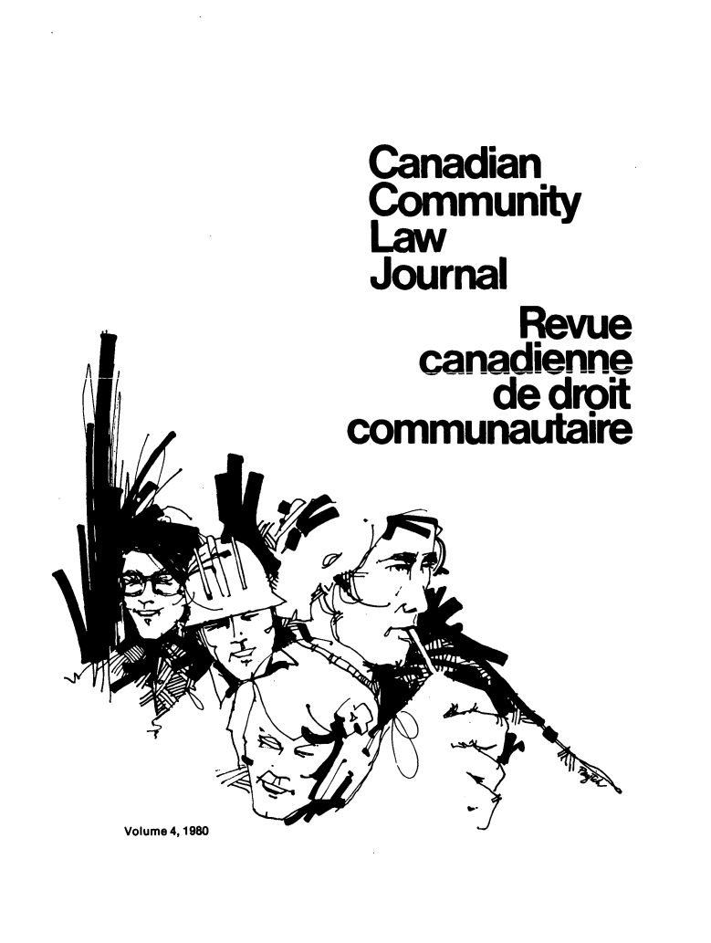 handle is hein.journals/ccljrcd4 and id is 1 raw text is: 

Canadian
Community
Law
Journal
         Revue
    canadienne
        de droit
communautaire


A I


[4


H


1 -


Volume 4, 1980


I 11


11


A.0


to.


