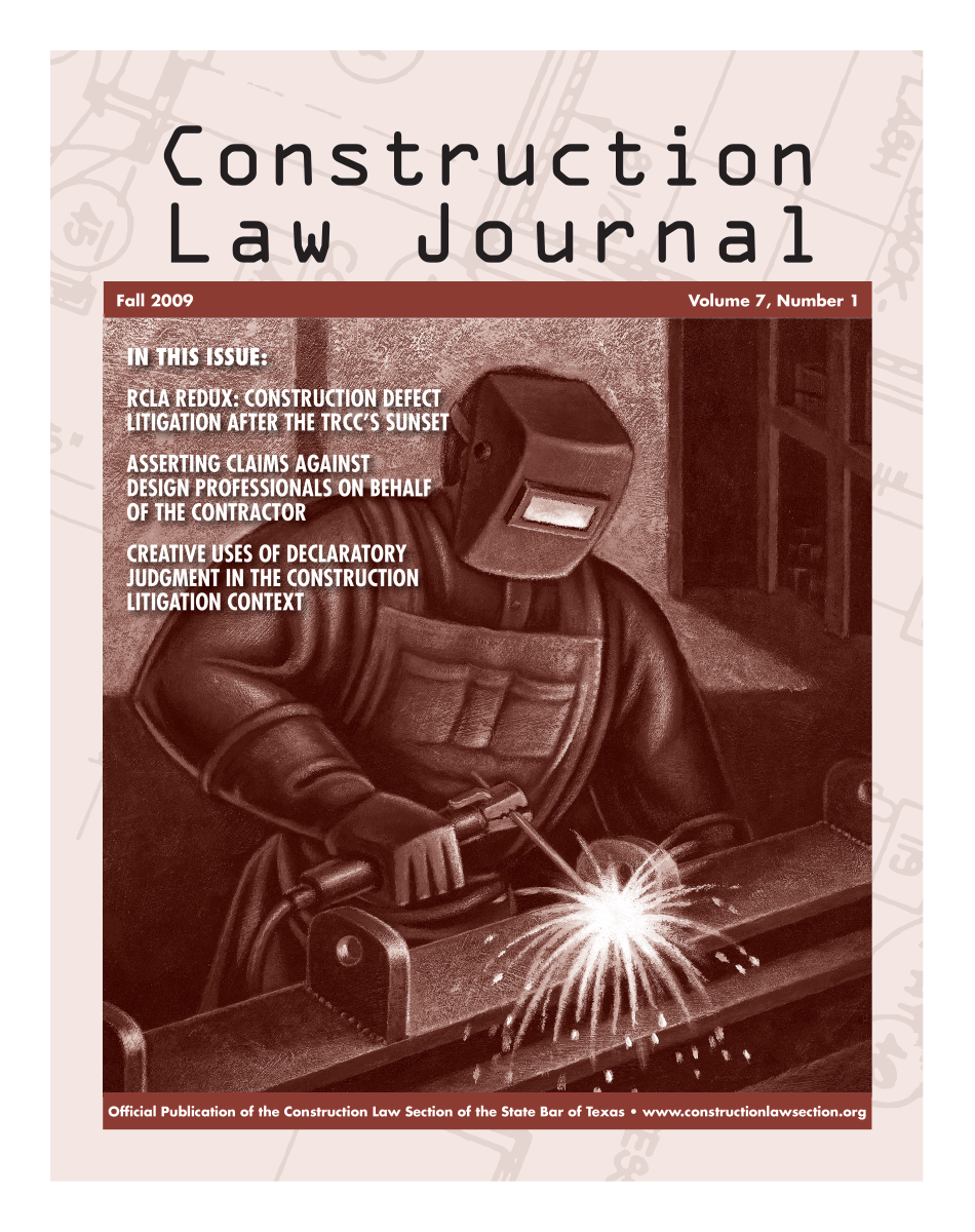 handle is hein.journals/constlj7 and id is 1 raw text is: 
Construction
Law Journal


