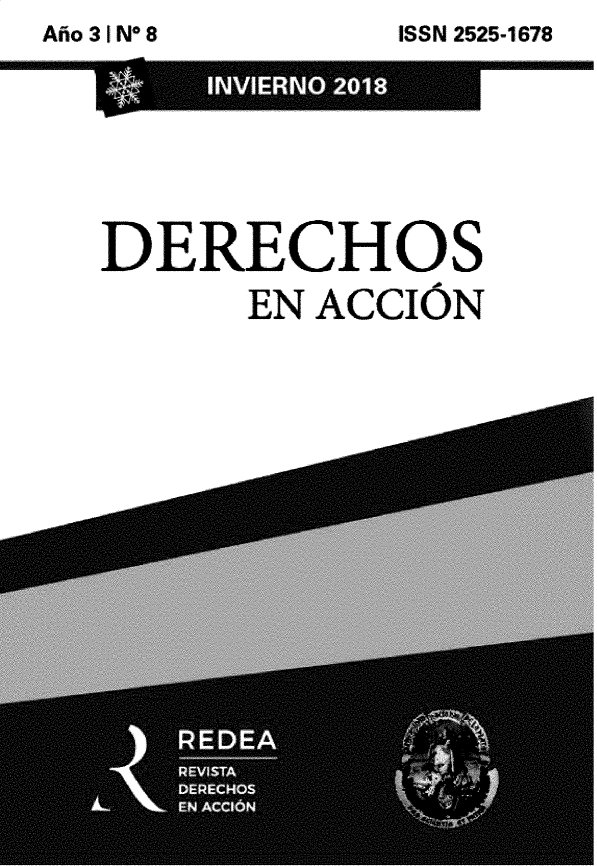 handle is hein.journals/daccion8 and id is 1 raw text is: Aflo 3 1W8


ISSN 2525-1678


DERECHOS
      EN ACCION


