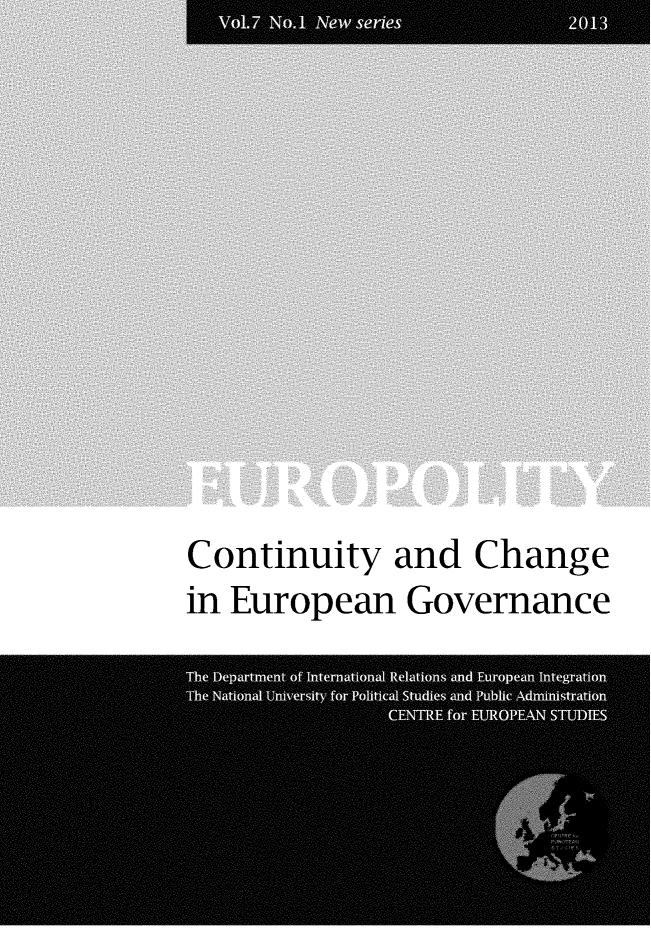 handle is hein.journals/eurpol7 and id is 1 raw text is: Continuity and Change
in European Governance


