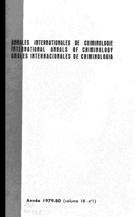handle is hein.journals/iancrml18 and id is 1 raw text is: 







IITENATIDIA ~~LHE RIfOflE


Ann6e 1979-80 (volume I8 -n- 1



