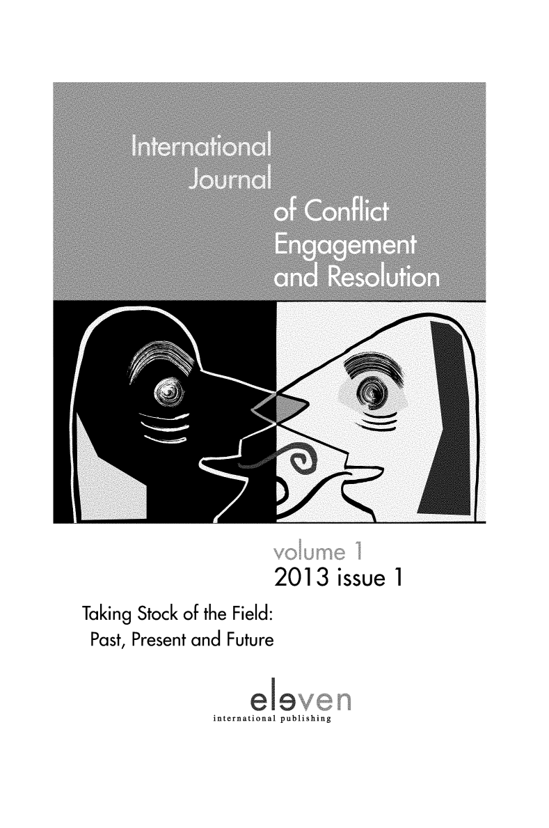 handle is hein.journals/ijconfer1 and id is 1 raw text is: 























                           2013 issue 1
Taking Stock of the Field:
Past, Present and Future


                  international publishing


