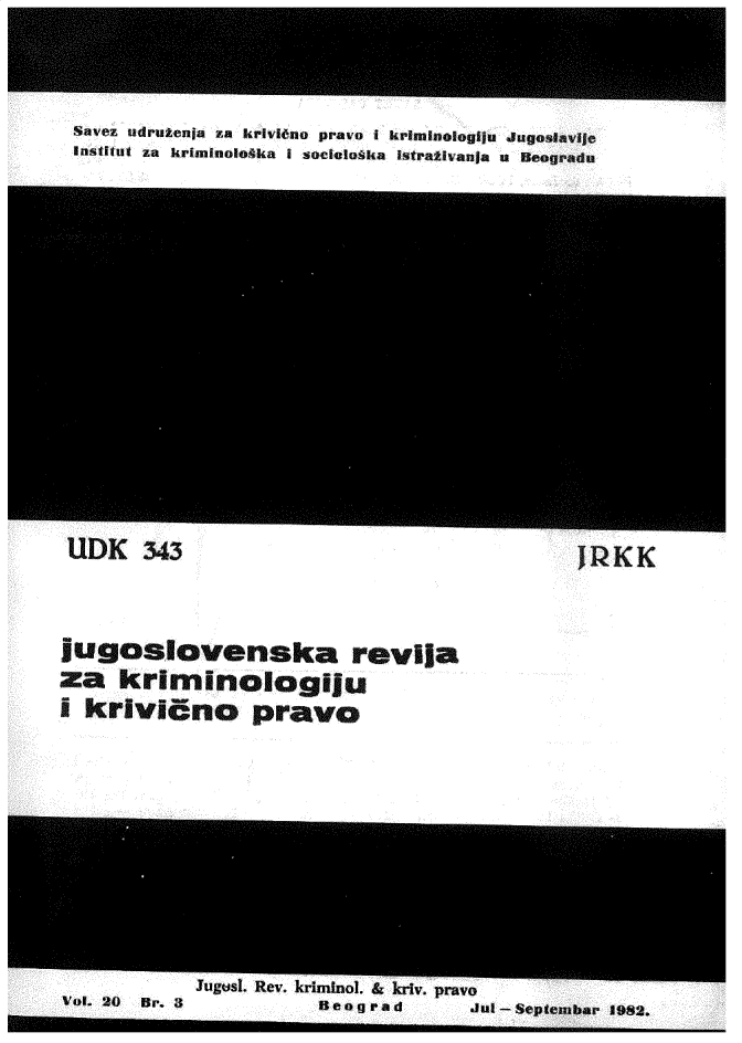 handle is hein.journals/jccl20 and id is 1 raw text is: 

















jugoslovenska  revula
za kriminolag*Ju
I krIvidno pravo


