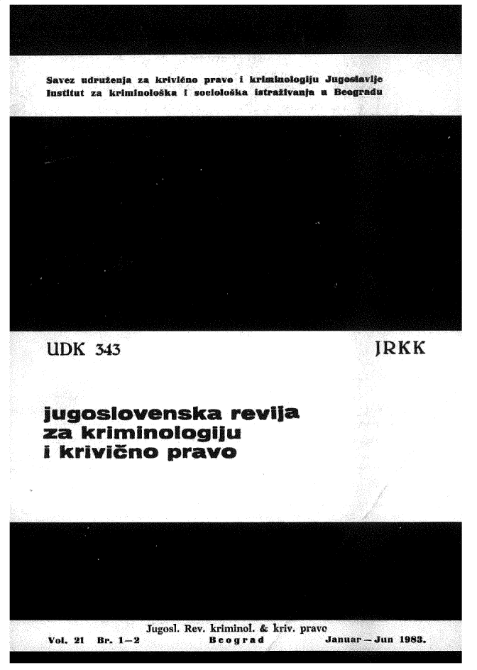 handle is hein.journals/jccl21 and id is 1 raw text is: 

















jugoslovenska  revula
za krlmlinologlu
I krivinno pravo


