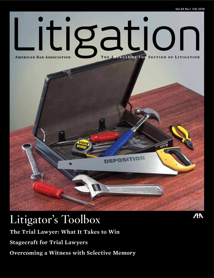 handle is hein.journals/laba45 and id is 1 raw text is: 














ASSOCIATION


THE T. o '


ion

SSECTION OF LITIGATION


