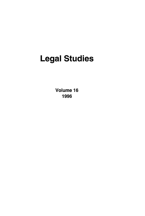 handle is hein.journals/legstd16 and id is 1 raw text is: Lega

I Studies

Volume 16
1996


