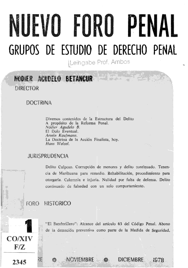 handle is hein.journals/nuefopnl1 and id is 1 raw text is: PENIAL


GRUPOS DE ESTUDIO DE DERECHO PENAL


yo


FO


