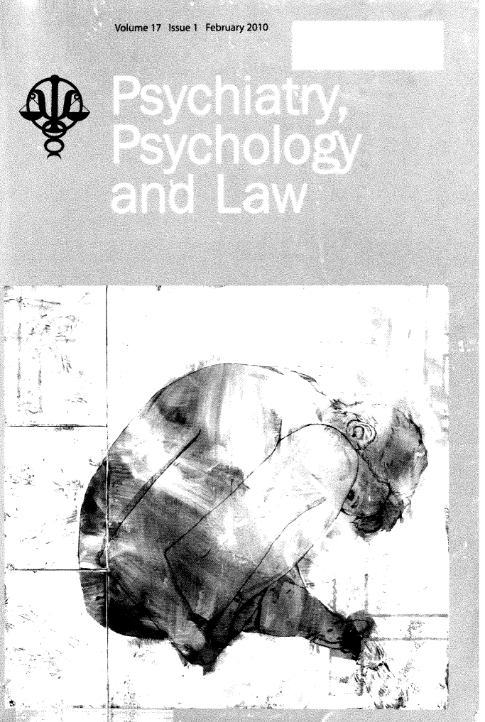 handle is hein.journals/psylaw17 and id is 1 raw text is: Volume 17 Issue I February 2010
1                                        4


