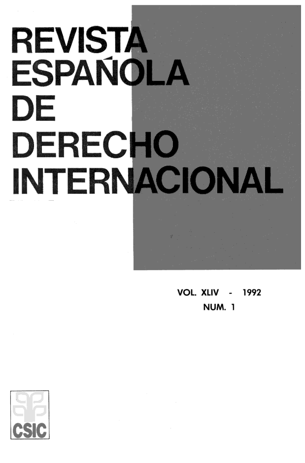 handle is hein.journals/redi44 and id is 1 raw text is: REVIST
ESPAN(
DE
DEREC


VOL XLIV - 1992
  NUM. 1


