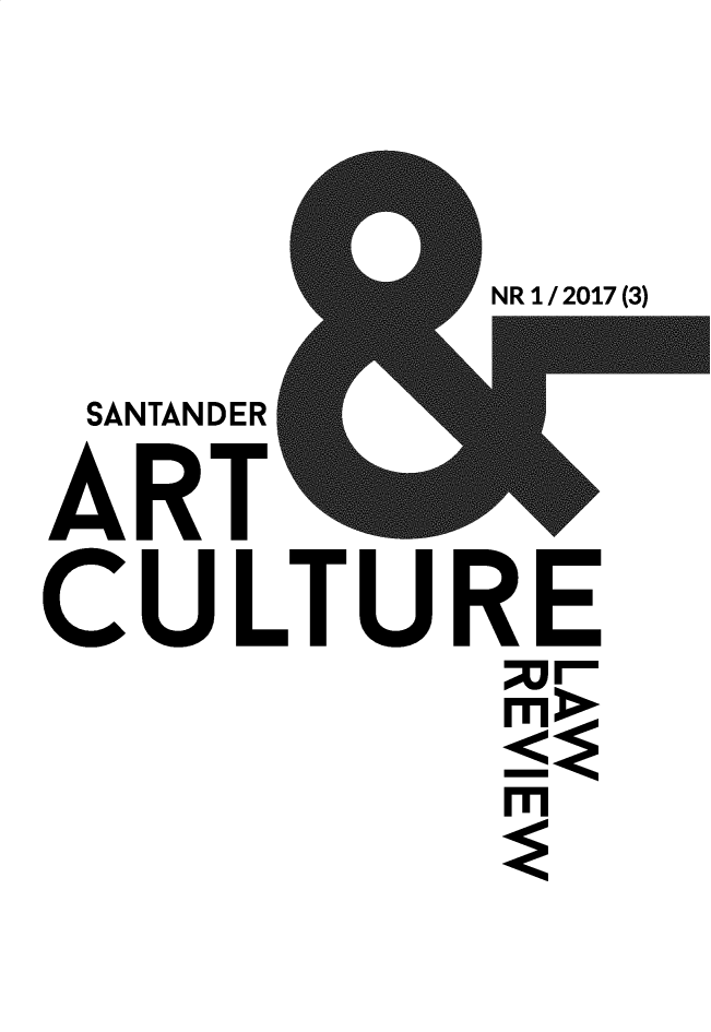 handle is hein.journals/saaclr2017 and id is 1 raw text is: 



NR 1/2017(3)


SANTAN DER

ART

CULTURE


          m


