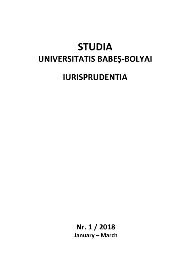 handle is hein.journals/stubabe2018 and id is 1 raw text is: 



         STUDIA
UNIVERSITATIS BABE5-BOLYAI

      IURISPRUDENTIA
















         Nr. 1 / 2018
         January - March


