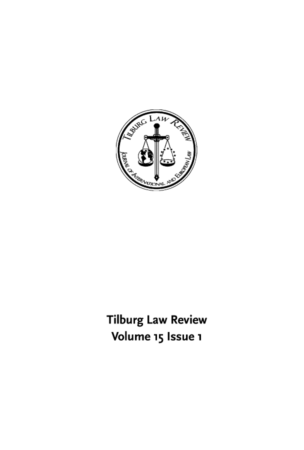 handle is hein.journals/tiflr15 and id is 1 raw text is: Tilburg Law Review
Volume 15 Issue 1


