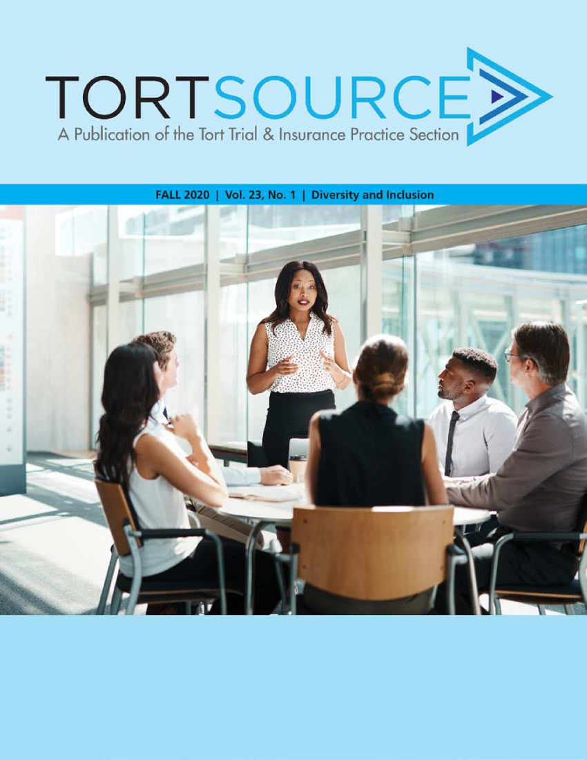 handle is hein.journals/tortso23 and id is 1 raw text is: TORT

A Publication of the Tort Trial & Insurance Practice Section



