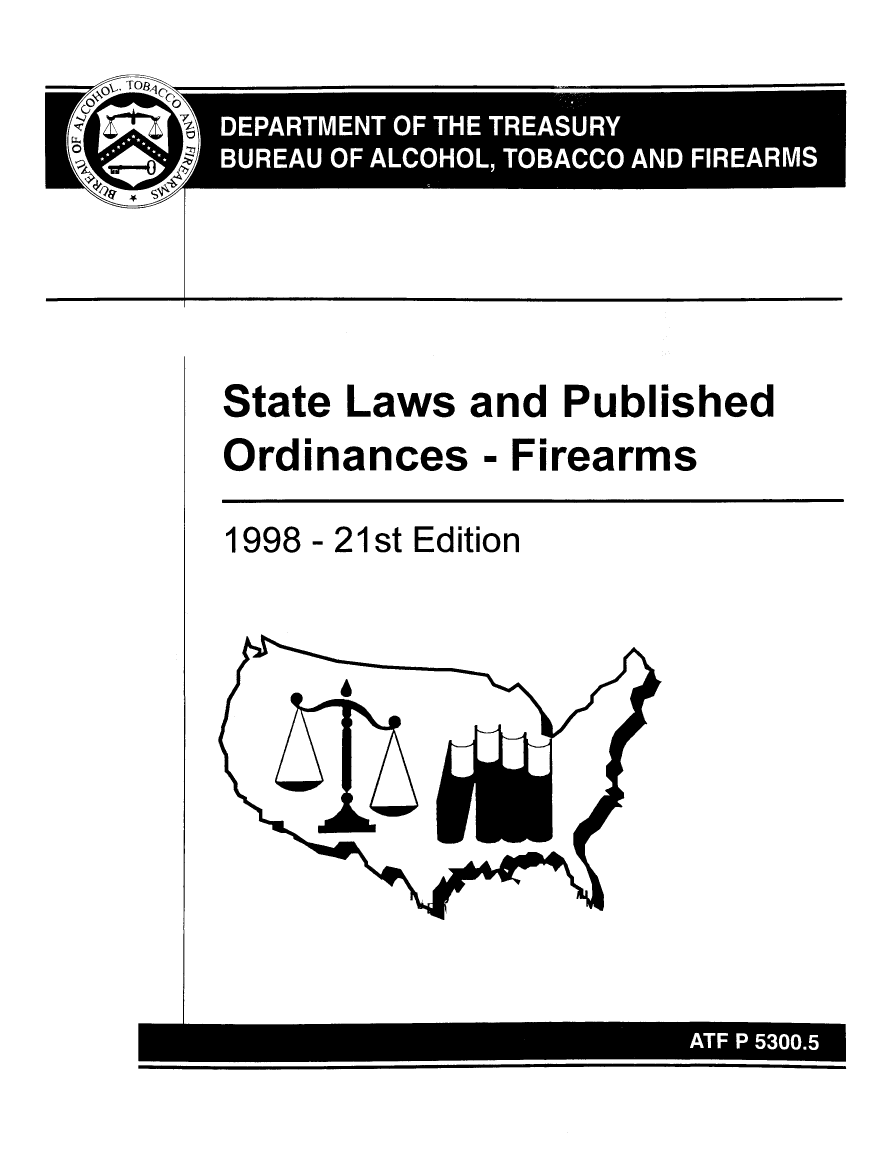 handle is hein.scsl/stlpubfir0032 and id is 1 raw text is: 






State Laws and Published
Ordinances  - Firearms
1998 - 21st Edition


