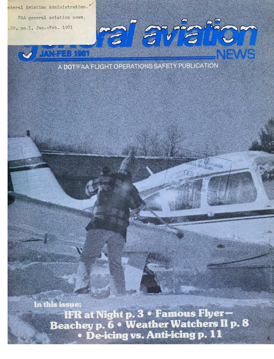 handle is hein.space/fasfybfg0020 and id is 1 raw text is: ederal Aviation Administration.

    FAA general aviation news.

.20, no.1, Jan.-Feb. 1981


