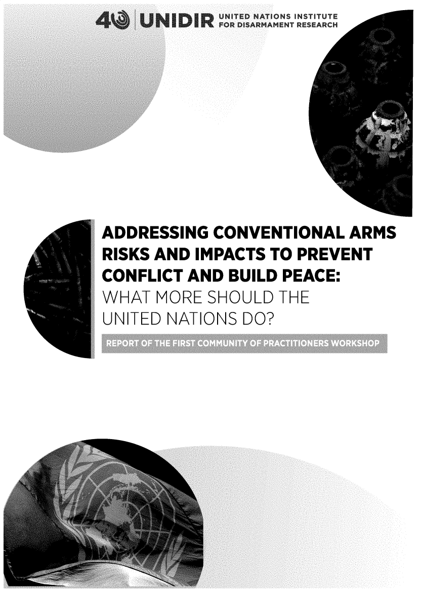 handle is hein.unl/acaripcb0001 and id is 1 raw text is:        I DIR D IS. ARM MENT RESEARCH










ADDRESSING CONVENTIONAL ARMS
RISKS AND IMPACTS TO PREVENT
CONFLICT AND BUILD PEACE:
WHAT MORE SHOULD  THE
UNITED NATIONS DO?


