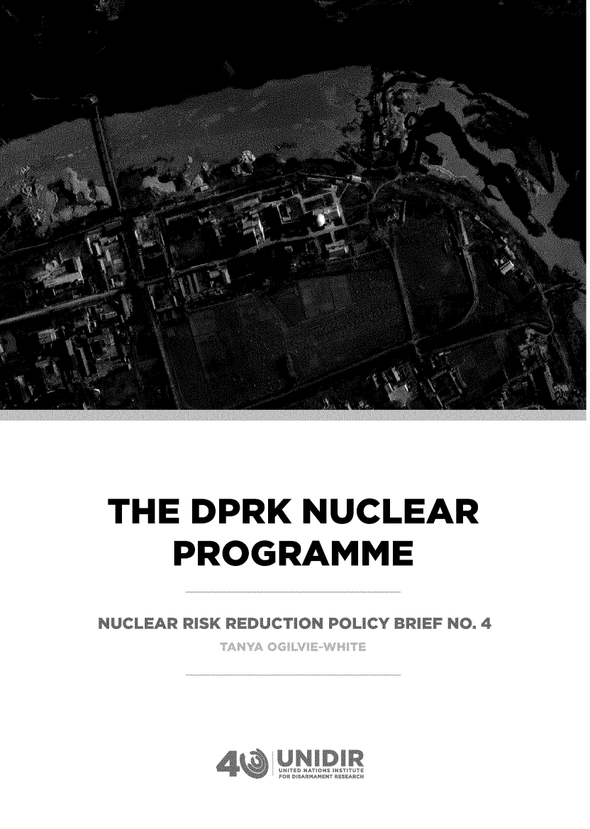 handle is hein.unl/undprk0001 and id is 1 raw text is: 

















THE  DPRK   NUCLEAR
    PROGRAMME


NUCLEAR RISK REDUCTI N POLICY BRIEF


I0.4



