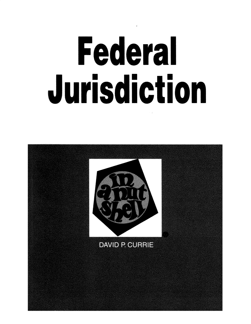 handle is hein.wacas/fejurin0001 and id is 1 raw text is: Federal
Jurisdiction


