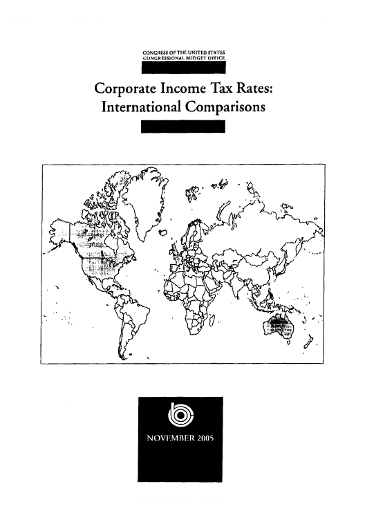 handle is hein.congrec/cbo0868 and id is 1 raw text is: 



          CONGRESS OF THE UNITED STATES
          CONGRESSIONAL BUDGET OFFICE


Corporate Income Tax Rates:
International Comparisons


