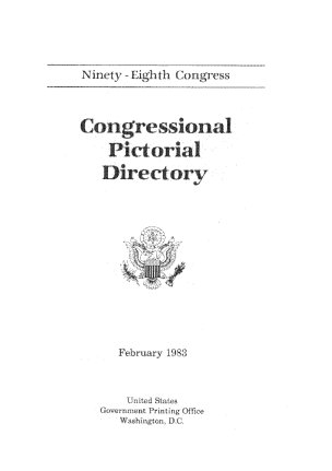 handle is hein.congrec/conpic0098 and id is 1 raw text is: 

Ninety Eighth (Xmgrcs~

Congressional
   Pictorial
   Directory


