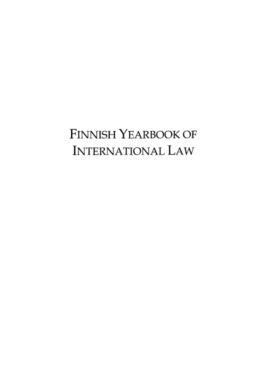 handle is hein.intyb/finnybki0014 and id is 1 raw text is: FINNISH YEARBOOK OF
INTERNATIONAL LAW


