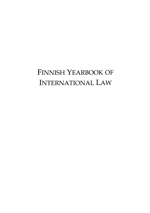 handle is hein.intyb/finnybki0016 and id is 1 raw text is: FINNISH YEARBOOK OF
INTERNATIONAL LAW


