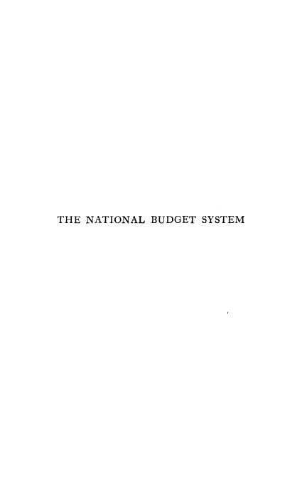 handle is hein.tera/nabusgim0001 and id is 1 raw text is: ï»¿THE NATIONAL BUDGET SYSTEM


