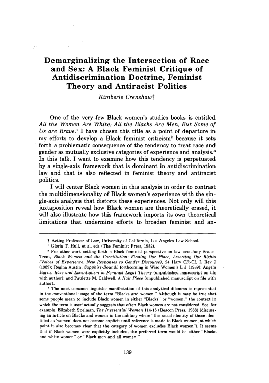 Essay On Sex And Race In Toni