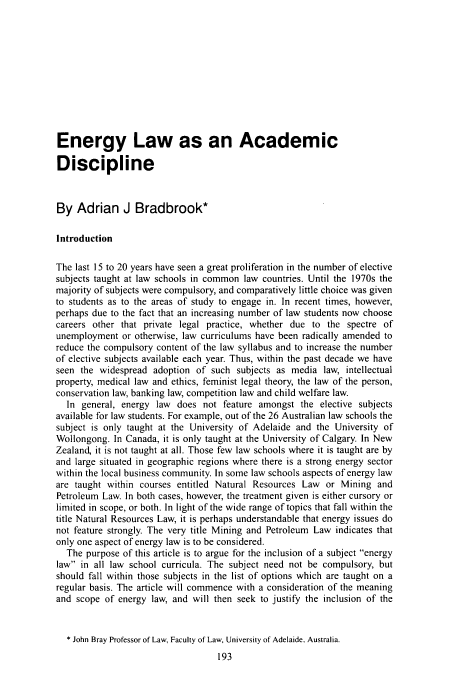 research paper of energy law