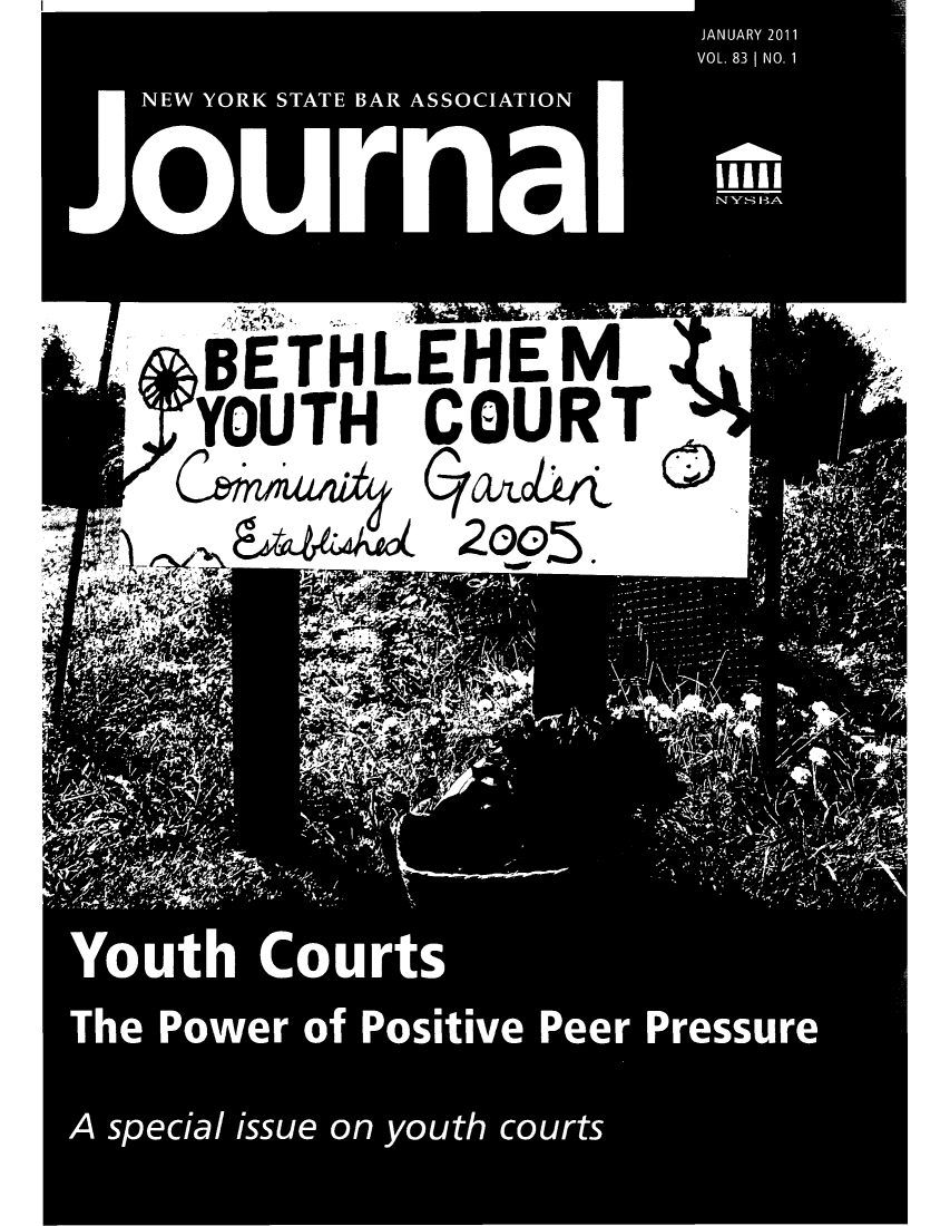 handle is hein.barjournals/nysbaj0083 and id is 1 raw text is: BETHLEHEMYOUTH COURT*      a LIL