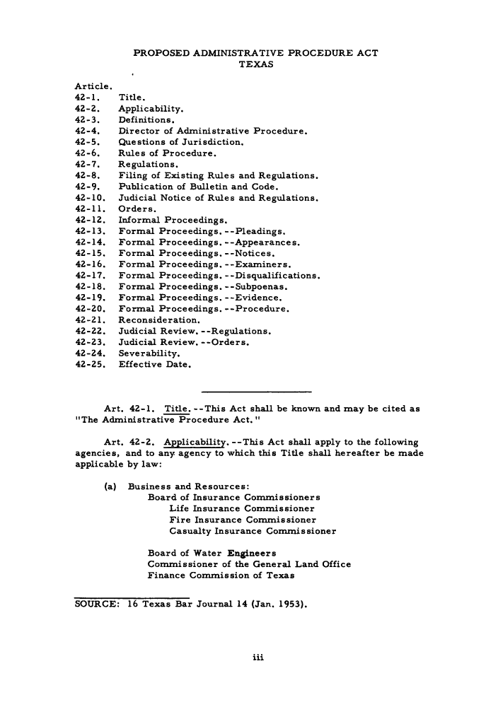 1 Administrative Procedure Laws In The United States A Comparative Study 1957