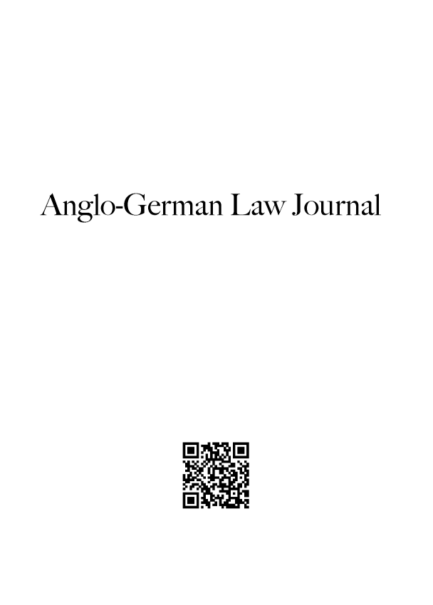 handle is hein.journals/aglj1 and id is 1 raw text is: 





Anglo-German Law Journal


