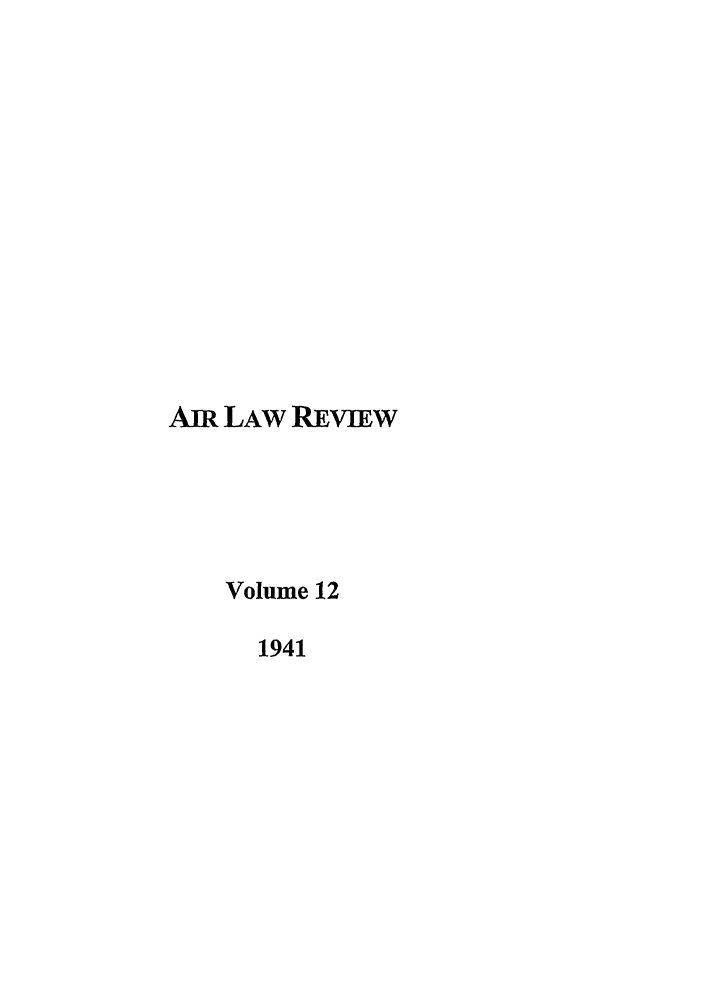 handle is hein.journals/airlr12 and id is 1 raw text is: AI LAW REVIEWVolume 121941