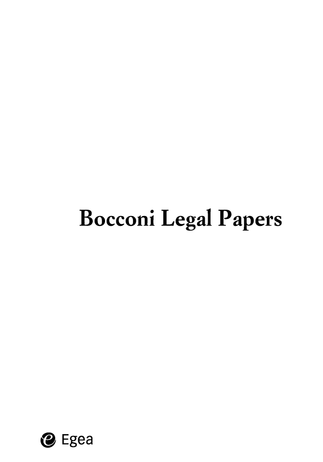 handle is hein.journals/bocclp9 and id is 1 raw text is: 







    Bocconi Legal Papers








@ Egea


