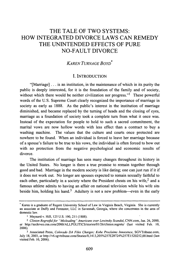 The Tale Of Two Systems How Integrated Divorce Laws Can