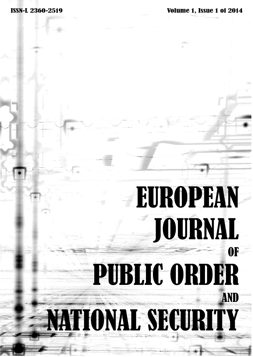 handle is hein.journals/ejpons1 and id is 1 raw text is: Volume 1, Issue 1 of 2014


EURtOPEAN

  JOURNAL
            Of
LIC ORDIR
           AND
1 A - - wi- - - e g


1L2360-2519


