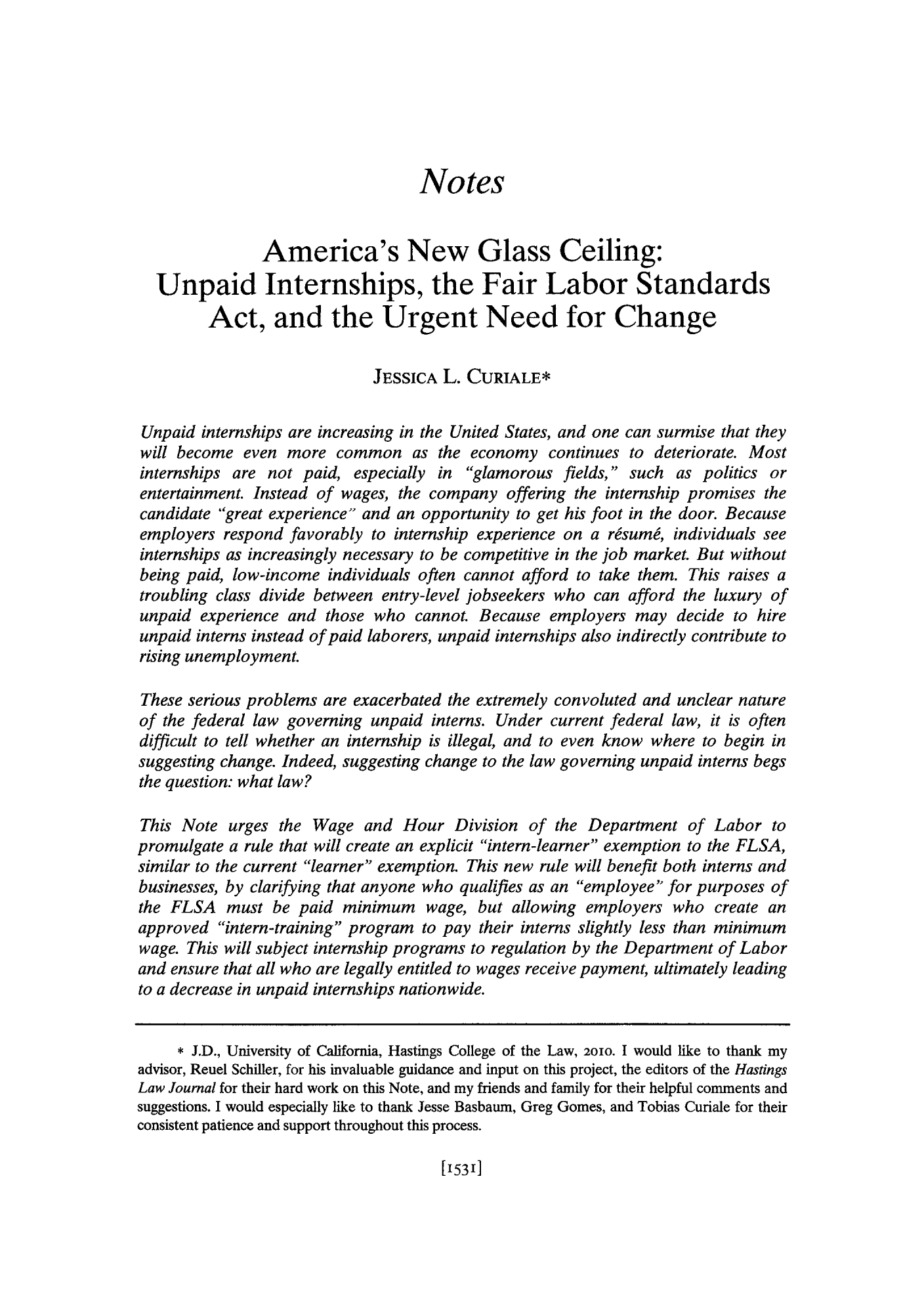 America S New Glass Ceiling Unpaid Internships The Fair