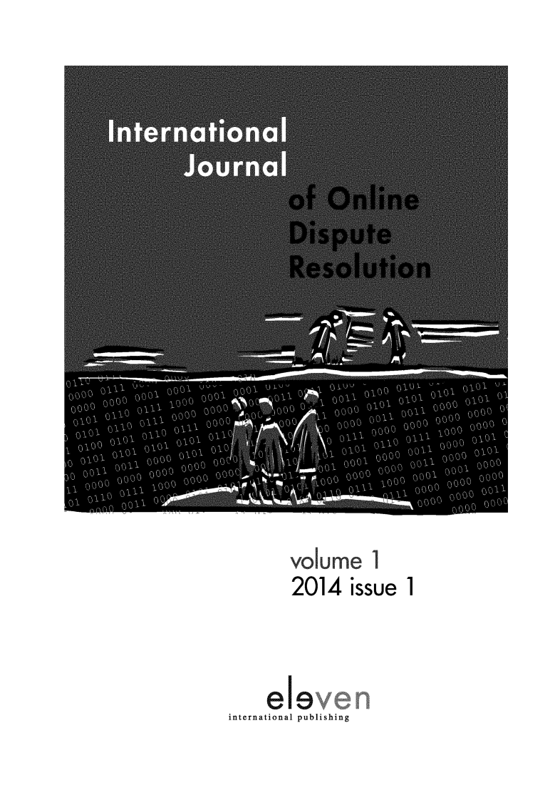 handle is hein.journals/ijodr1 and id is 1 raw text is:         volume 1        2014 issue 1     eleinternational publishing
