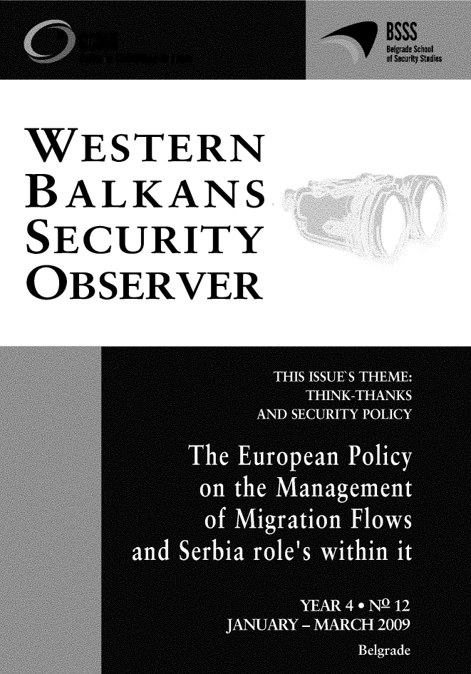 handle is hein.journals/jnrsc4 and id is 1 raw text is: WESTERNBALKANSSECURITYOBSERVER