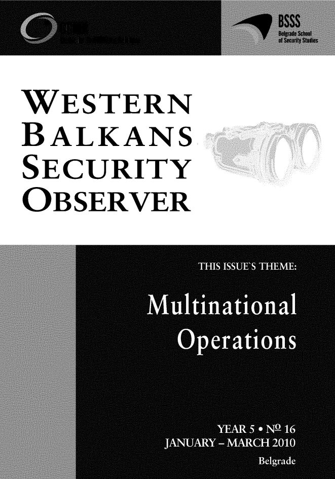handle is hein.journals/jnrsc5 and id is 1 raw text is: WESTERNBALKANSSECURITYOBSERVER