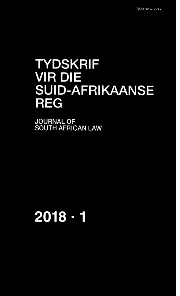 handle is hein.journals/jsouafl2018 and id is 1 raw text is: SUID AFRIAANSSOT AFRIAN LAW208
