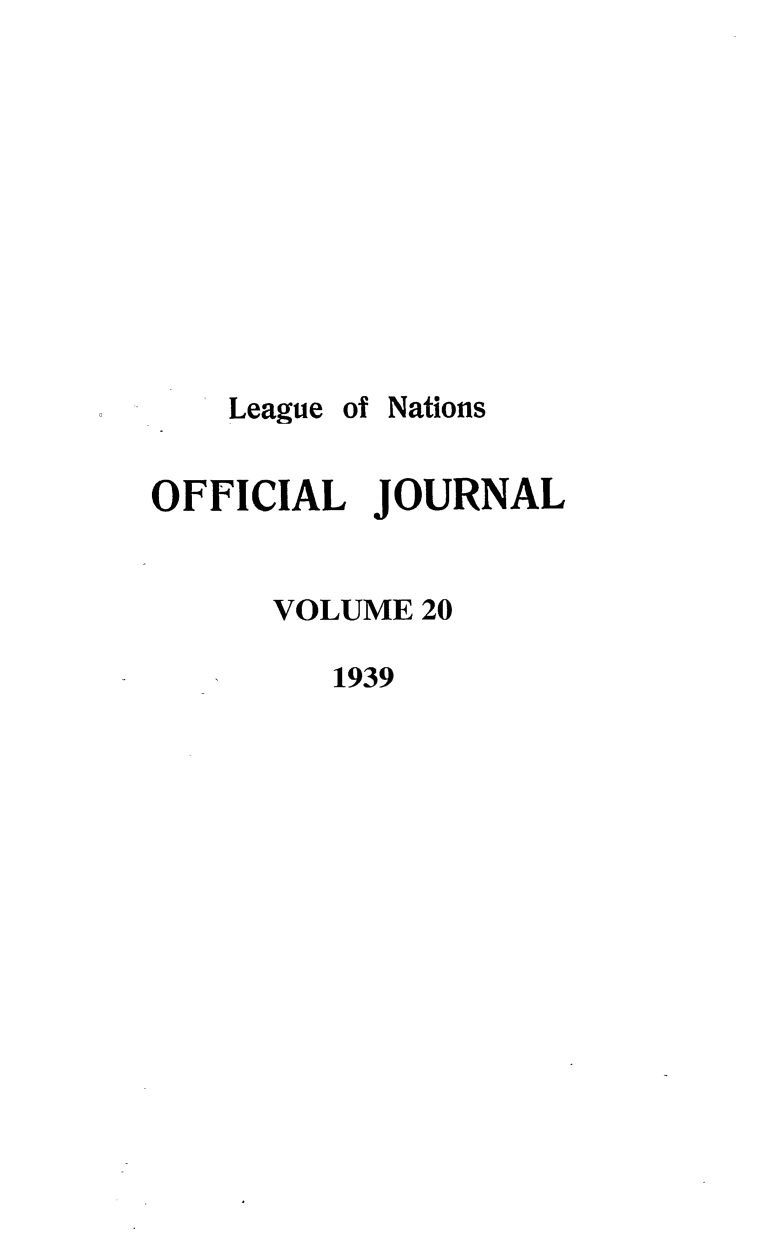 handle is hein.journals/leagon20 and id is 1 raw text is: Leagueof NationsOFFICIAL JOURNALVOLUME 201939