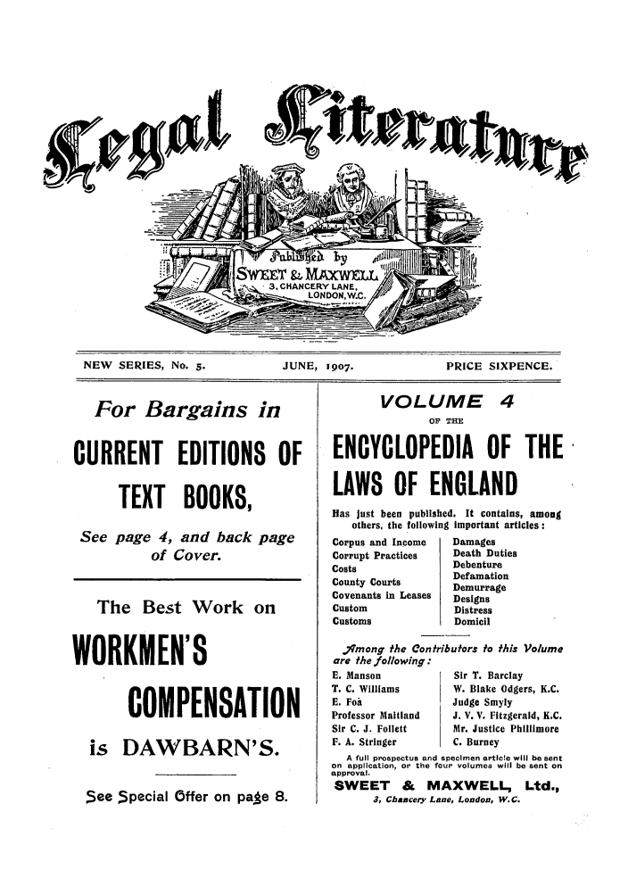 Legal Literature V 5