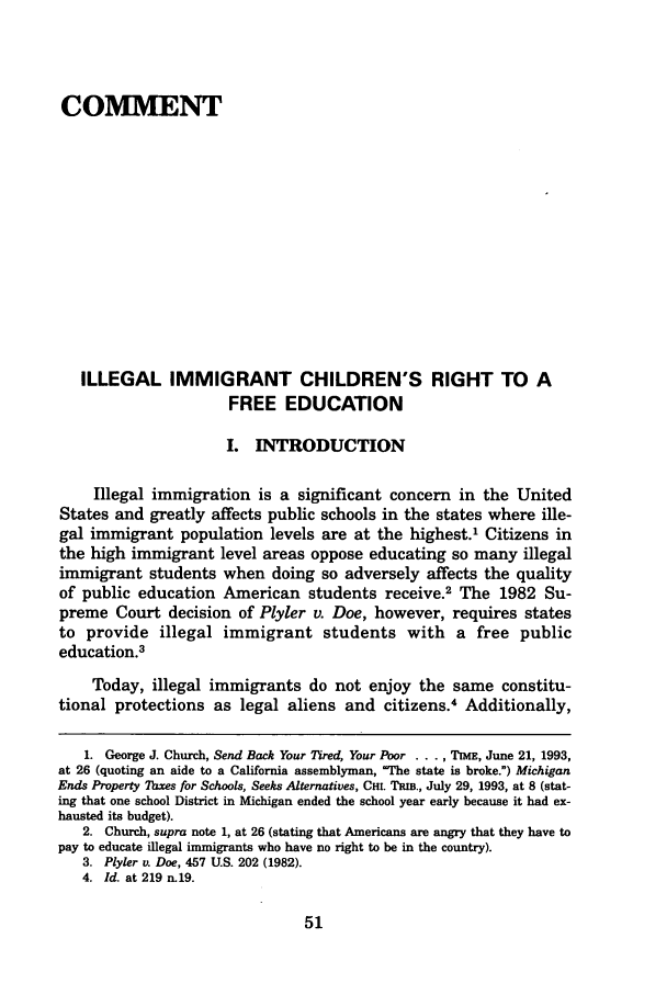 Essays on illegal immigration