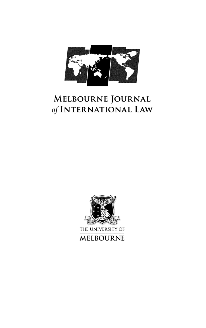 handle is hein.journals/meljil17 and id is 1 raw text is: MELBOURNE JOURNALof INTERNATIONAL LAWTHE UNIVERSITY OFMELBOURNE