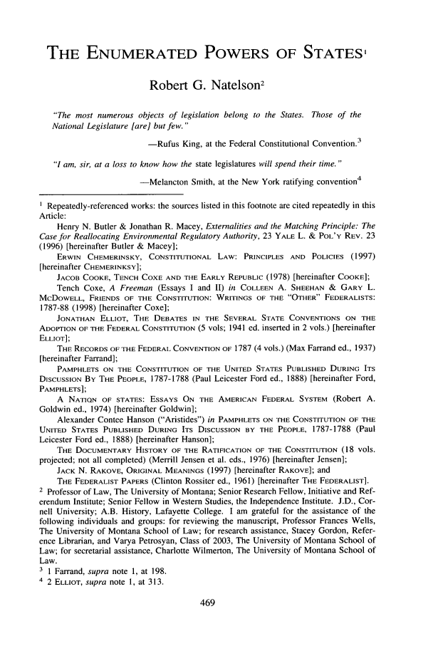 Essay On Enumerated Powers Essay On Enumerated Powers