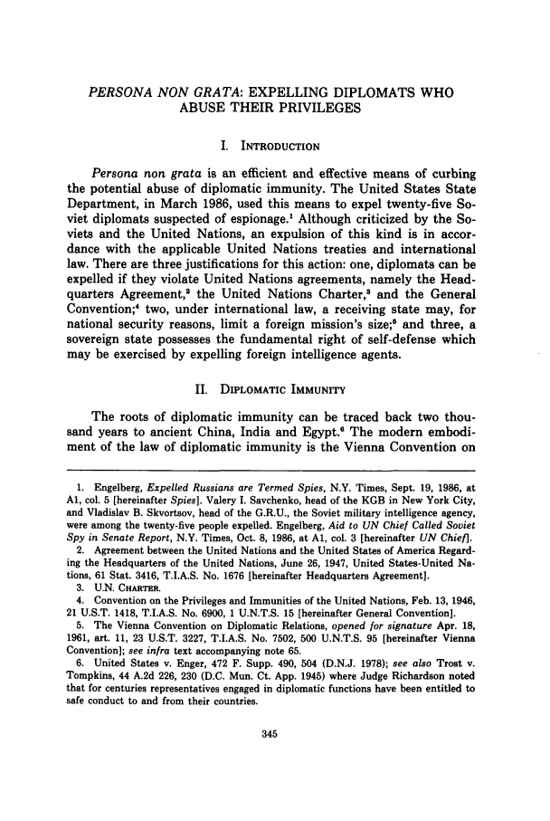 Pdf The Obligation Of Diplomats To Respect The Laws And Regulations Of The Hosting State A Critical Overview Of The International Practices