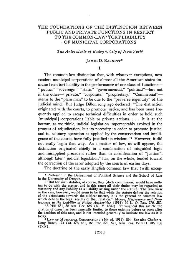 The Foundations Of The Distinction Between Public And