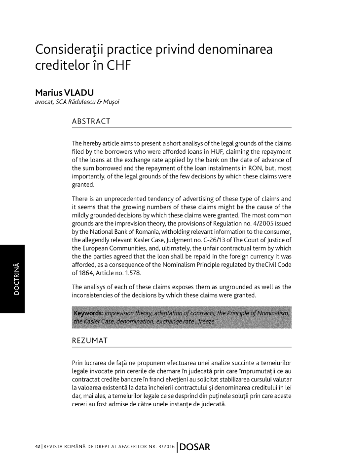 The Transfer Of The Property Right Over The Shares Of A Company Companies 2016 Revista Romana De Drept Al Afacerilor 2016