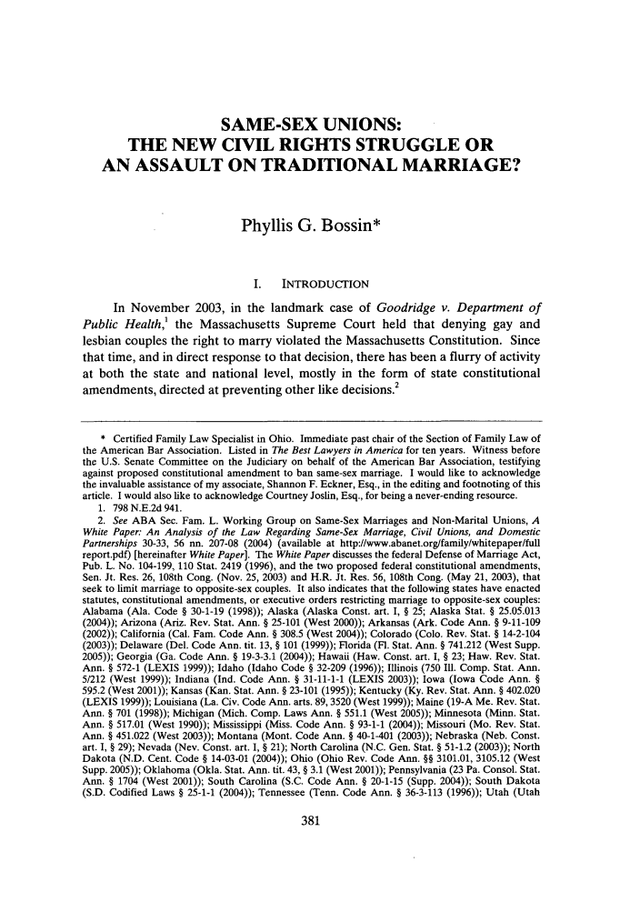 Same Sex Unions The New Civil Rights Struggle Or An Assault On same-sex-unions-the-new-civil-rights-struggle-or-an-assault-on